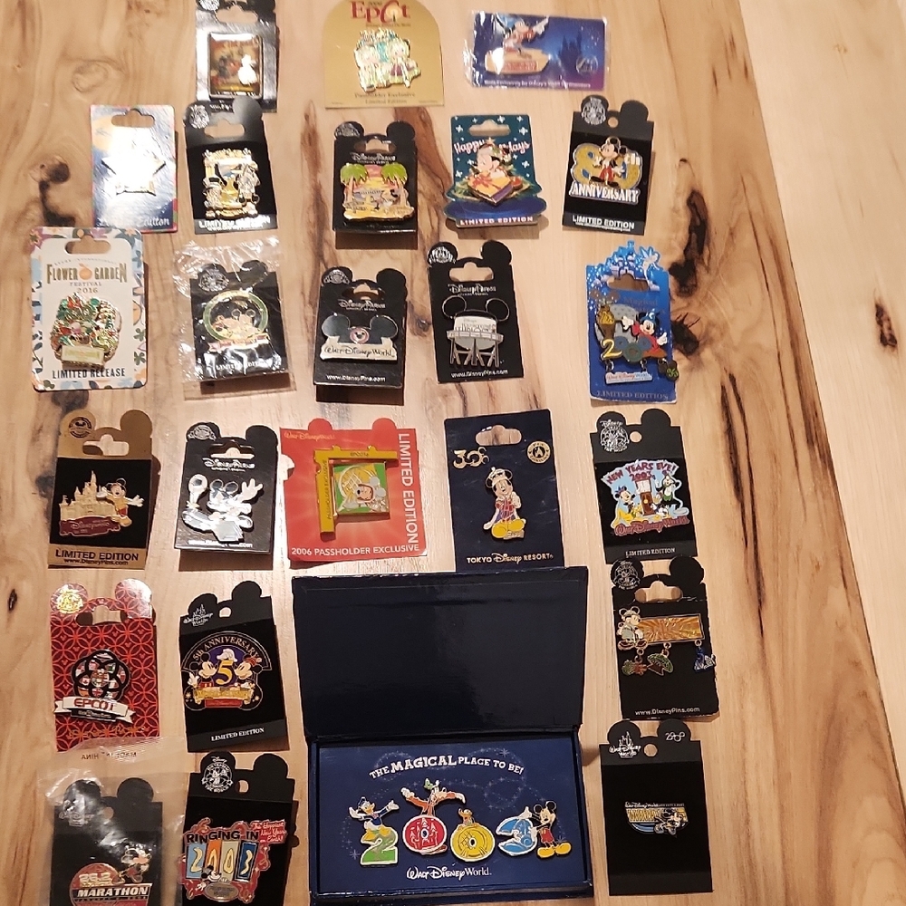 Disney Collectible Pin Set